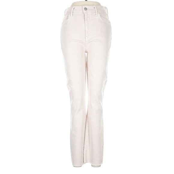 Frank & Eileen Size 28 Pink Stretchy High Rise Jeans Straight Leg - Picture 2 of 12